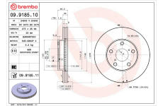 Brzdový kotúč BREMBO 09.9185.10