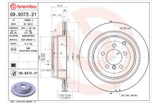 Brzdový kotouč BREMBO 09.9373.21