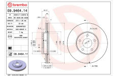 Brzdový kotouč BREMBO 09.9464.11