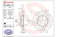 Brzdový kotouč BREMBO 09.9464.1X