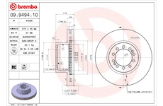 Brzdový kotouč BREMBO 09.9494.10