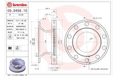 Brzdový kotouč BREMBO 09.9498.10