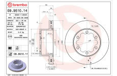 Brzdový kotouč BREMBO 09.9510.11