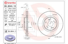 Brzdový kotouč BREMBO 09.9544.10