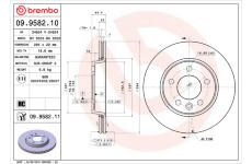 Brzdový kotouč BREMBO 09.9582.11