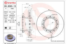 Brzdový kotouč BREMBO 09.9583.10