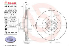 Brzdový kotouč BREMBO 09.A201.10