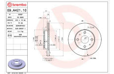 Brzdový kotouč BREMBO 09.A421.10