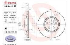 Brzdový kotouč BREMBO 09.A426.2E