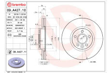 Brzdový kotúč BREMBO 09.A427.11