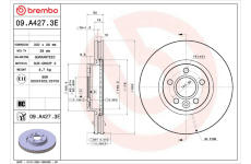 Brzdový kotouč BREMBO 09.A427.3E