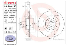 Brzdový kotouč BREMBO 09.A444.41