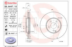 Brzdový kotouč BREMBO 09.A447.11