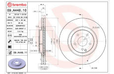 Brzdový kotouč BREMBO 09.A448.11