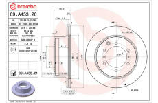 Brzdový kotouč BREMBO 09.A453.21