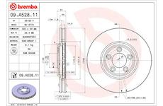 Brzdový kotouč BREMBO 09.A528.11