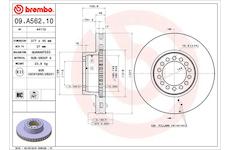 Brzdový kotouč BREMBO 09.A562.10