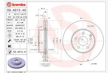 Brzdový kotouč BREMBO 09.A613.41