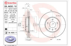 Brzdový kotúč BREMBO 09.A630.11