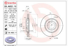 Brzdový kotouč BREMBO 09.A652.11