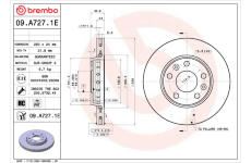 Souprava brzd, koutocova brzda BREMBO KT 08 039
