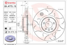 Brzdový kotúč BREMBO 09.A773.1S