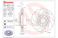 Brzdový kotouč BREMBO 09.A813.11