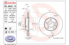 Brzdový kotouč BREMBO 09.A905.10