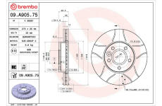 Brzdový kotouč BREMBO 09.A905.75