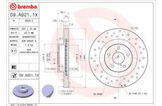 Brzdový kotouč BREMBO 09.A921.1X