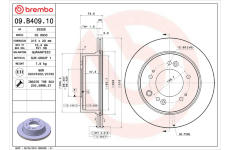 Brzdový kotouč BREMBO 09.B409.10