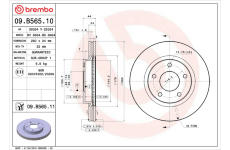 Brzdový kotouč BREMBO 09.B565.11