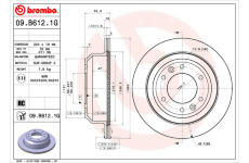 Souprava brzd, koutocova brzda BREMBO KT 10 020