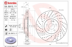 Brzdový kotouč BREMBO 09.B913.11