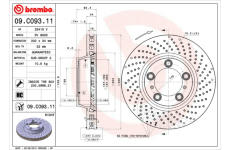 Brzdový kotouč BREMBO 09.C093.11