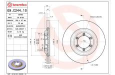 Brzdový kotúč BREMBO 09.C244.10