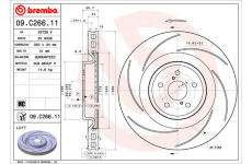 Brzdový kotouč BREMBO 09.C266.11