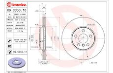 Brzdový kotouč BREMBO 09.C350.11