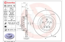 Brzdový kotúč BREMBO 09.C414.13