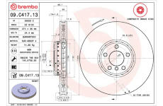 Brzdový kotouč BREMBO 09.C417.13