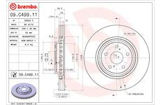 Brzdový kotouč BREMBO 09.C499.11