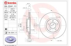 Brzdový kotouč BREMBO 09.C541.11