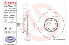 Brzdový kotouč BREMBO 09.C644.11