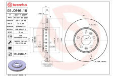 Brzdový kotouč BREMBO 09.C646.11