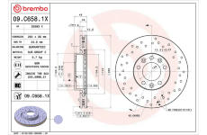 Brzdový kotouč BREMBO 09.C658.1X