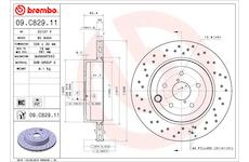 Brzdový kotúč BREMBO 09.C829.11