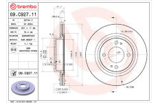 Brzdový kotouč BREMBO 09.C927.11