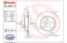 Brzdový kotouč BREMBO 09.C929.1E