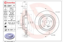 Brzdový kotouč BREMBO 09.C941.11