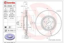 Brzdový kotouč BREMBO 09.D062.11